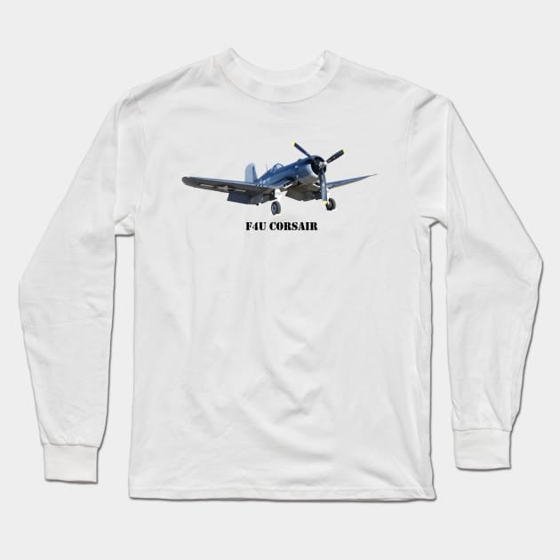 Corsair (front print) Long Sleeve T-Shirt by Doc Dakota's Trading Post